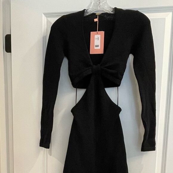 NWT Cult Gaia Jana Dress Black - Picture 7 of 9